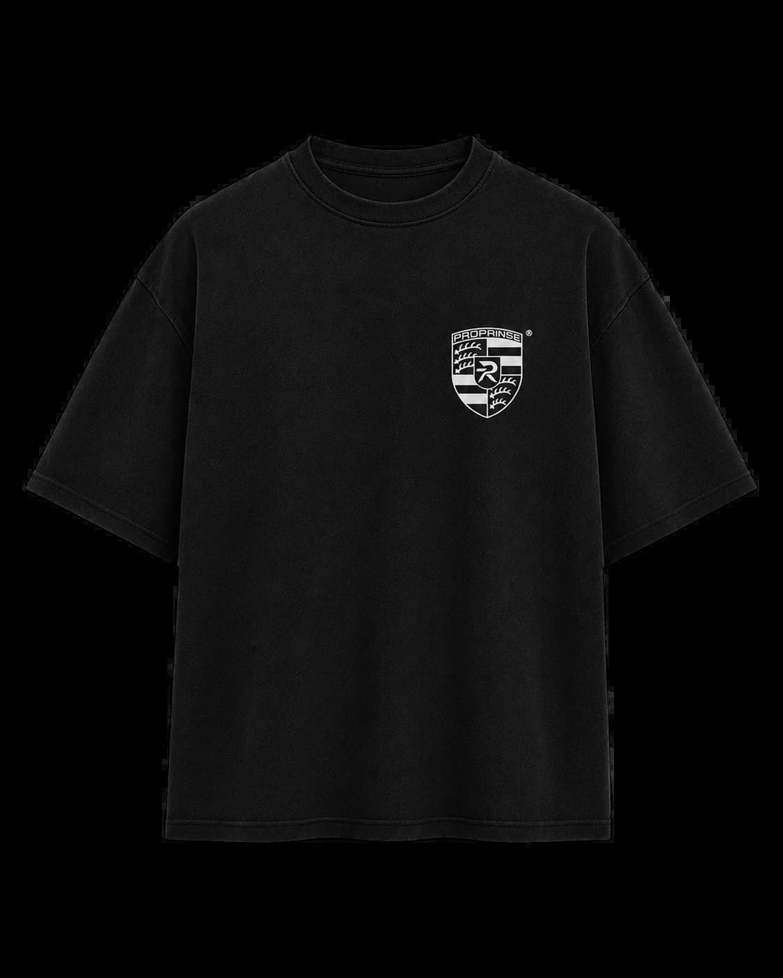 Payout for Porsche tee, front